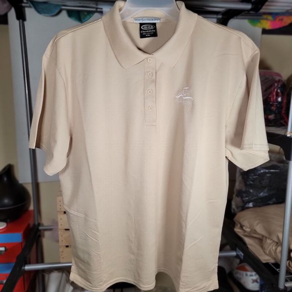 Port Authority Polo TAMUG Short Sleeve Tan - Size XXL - Picture 2 of 4